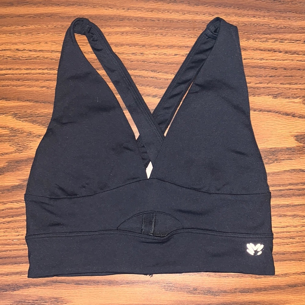 Forever 21 black sports bra/swim top xs